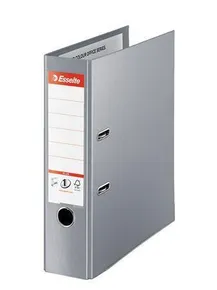Karreszelő Standard Plus, védő alsó szerelvények, szürke, 80 mm, A4, PP, ESSELTE